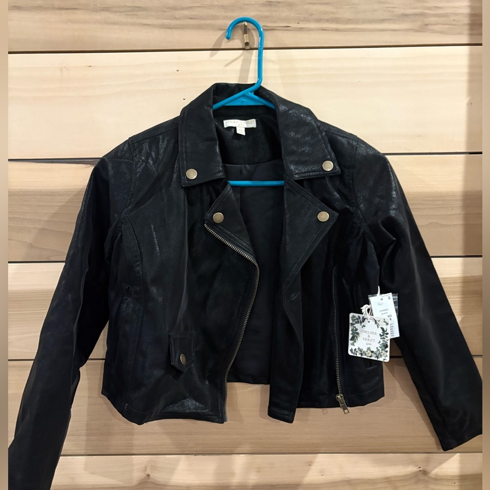 Chelsea & Violet Girls Leather Jacket